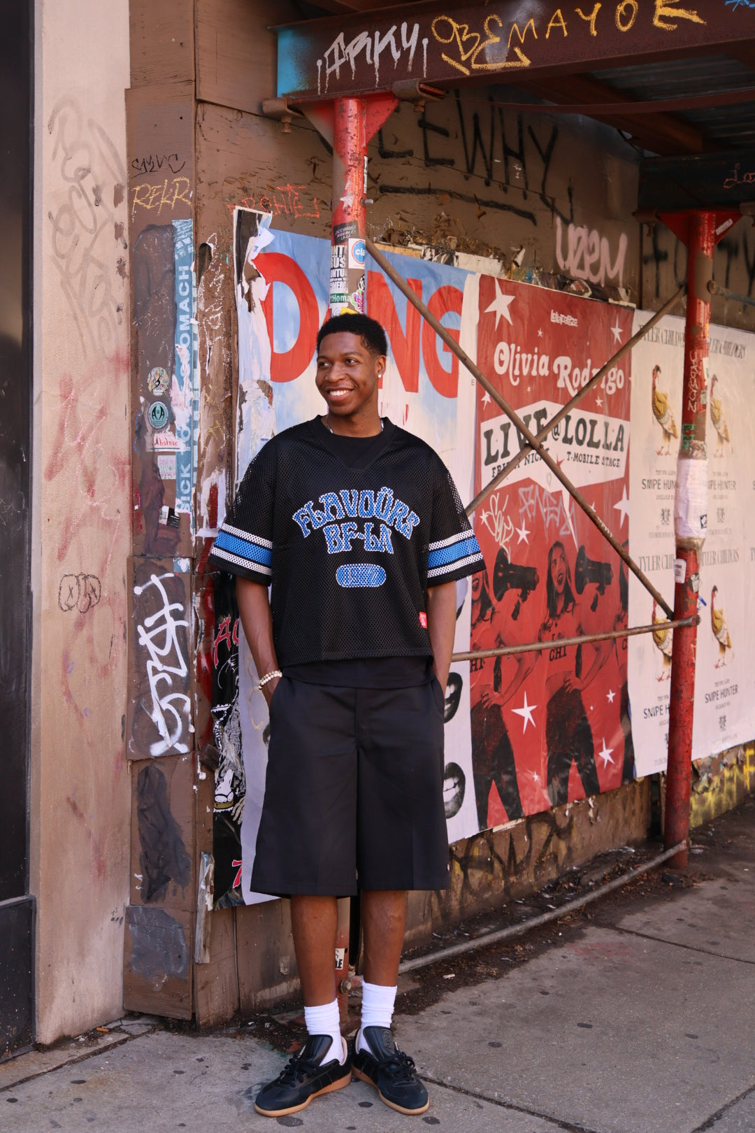 Black & Carolina Blue Jersey