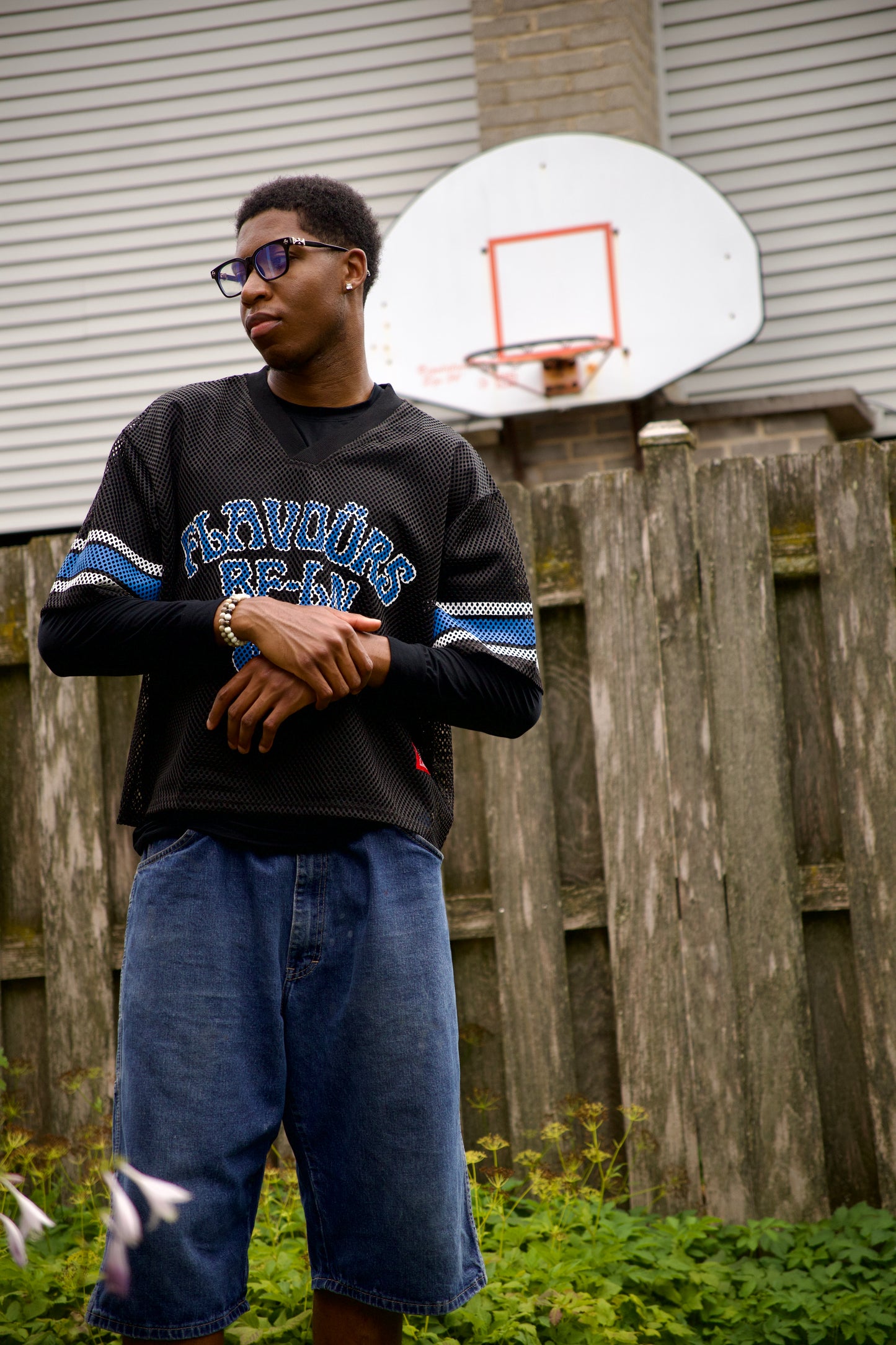 Black & Carolina Blue Jersey