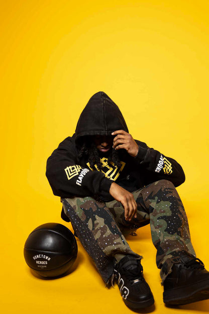 Diamond Logo Hoodie Black