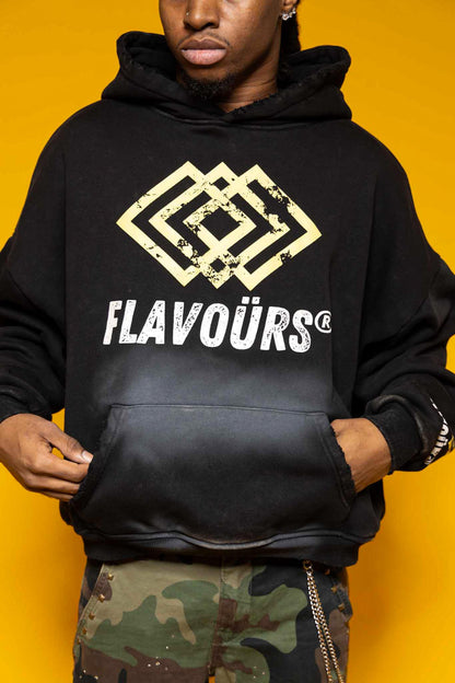 Diamond Logo Hoodie Black